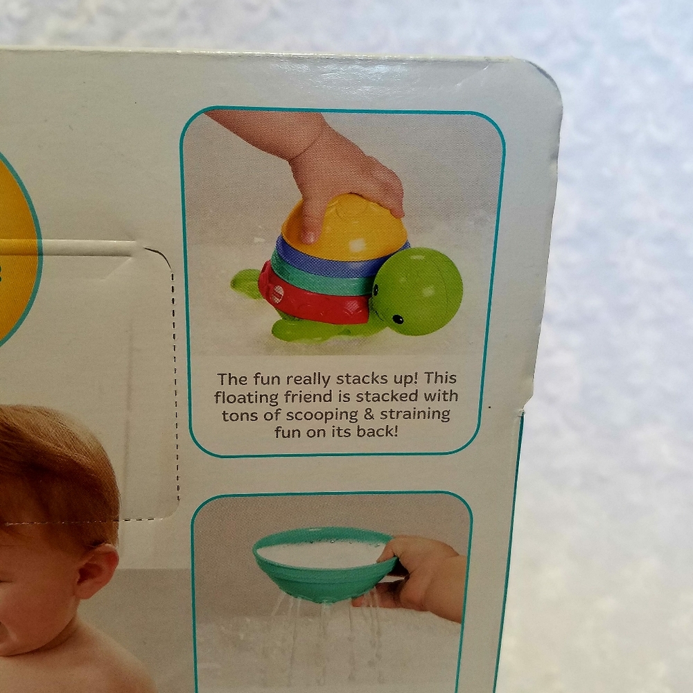 Fisher Price Stack & Strain Bath Turtle - Picture 7 of 8